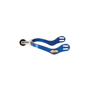 Spur with tooth rowel interchangeable kit | final interchangeable kit | final interchangeable | spur | technical | Makebe | equestrian | riding | horse | combinations of terminals | terminals | Lightweight | Durable | Ergonomic | blue |