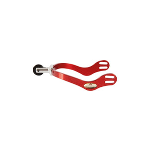 Spur smooth rowel | final interchangeable kit | final interchangeable | spur | technical Makebe | equestrian | riding | horse | combinations of terminals | terminals | gold | champagne | red |