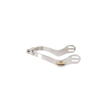 Load image into Gallery viewer, Spur with tooth rowel interchangeable kit | final interchangeable kit | final interchangeable | spur | technical | Makebe | equestrian | riding | horse | combinations of terminals | terminals | Lightweight | Durable | Ergonomic | silver |
