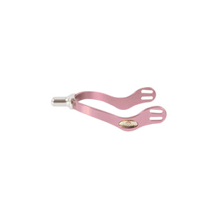 Spur with hammer head final interchangeable kit | final interchangeable kit | final interchangeable | spur | technical | Makebe | equestrian | riding | horse | combinations of terminals | terminals | Lightweight | Durable | Ergonomic | pink |