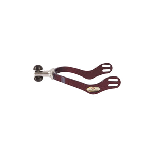 Spur with roller ball interchangeable kit | final interchangeable kit | final interchangeable | spur | technical | Makebe | equestrian | riding | horse | combinations of terminals | terminals | Lightweight | Durable | Ergonomic | bordeaux |